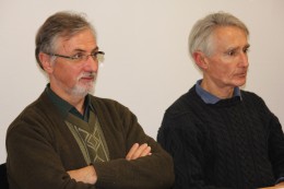 Au premier plan, le président Jacques Chouteau