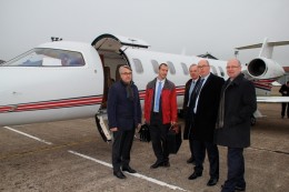Le staff d'Aperam mercredi 9 janvier à St yan