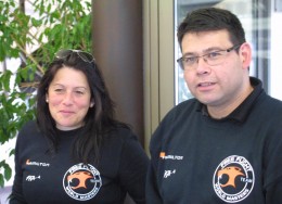 Laurent et Véronique Cahusat, fondateurs de Bleu Ciel Air Show