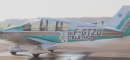 Les avions étaient décorés au logo du Téléthon (photo Jean-Claude Mansier (CLP)